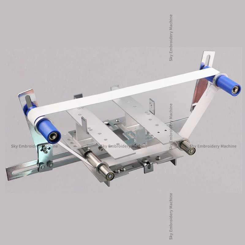 Flanging Machine Lift Frame Overlock Sewing Machine Elastic Frame Stainless Steel Nylon Roller Waistband Frame Pneumatic Frame