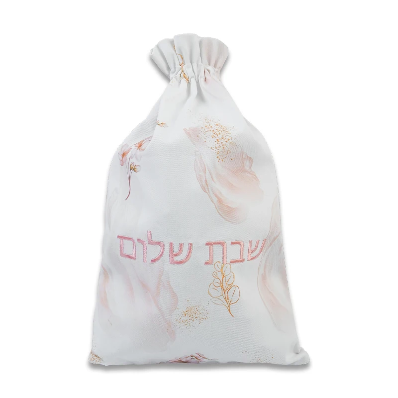 

Customizable Kosher Wedding Hallot Bag Personalized Floral Cloth with a Variety of Embroidered Fabrics for Outdoor Scenes