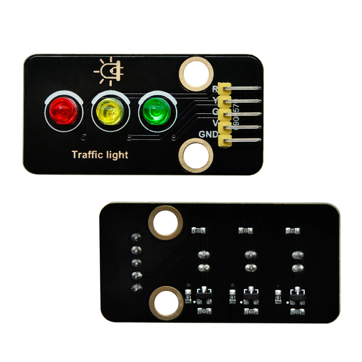 Keyestudio Traffic Light Module For Arduino Optional With/without Shell Compatible With Lego Connect To Arduino Board