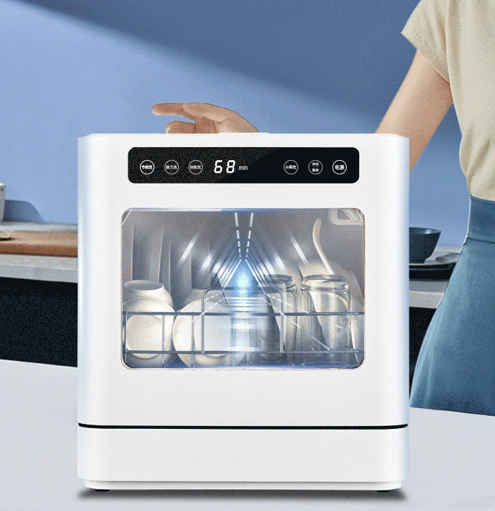 Умная бытовая кухонная техника Отдельностоящая конструкция установки Автоматические домашние посудомоечные машины