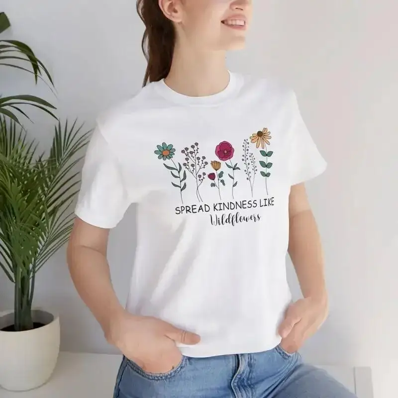 Spread Kindness T Shirt Positivity Inspirational