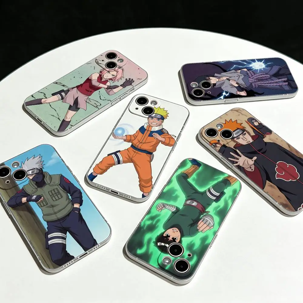 

NARUTO CUTE FUNNY Ultra Clear TPU Case Slim Shockproof Cover For iPhone 17 16 15 14 13 12 11 Pro Max Plus Mini