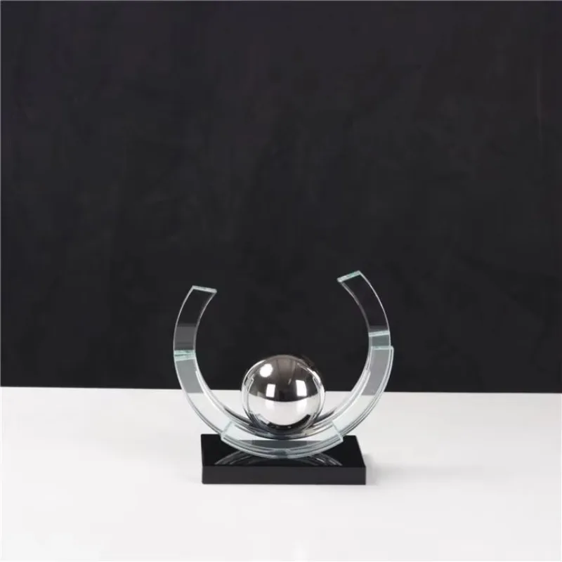 Metal Ball European Light  Fashion Simple Plexiglass Decoration Creative Home Decoration
