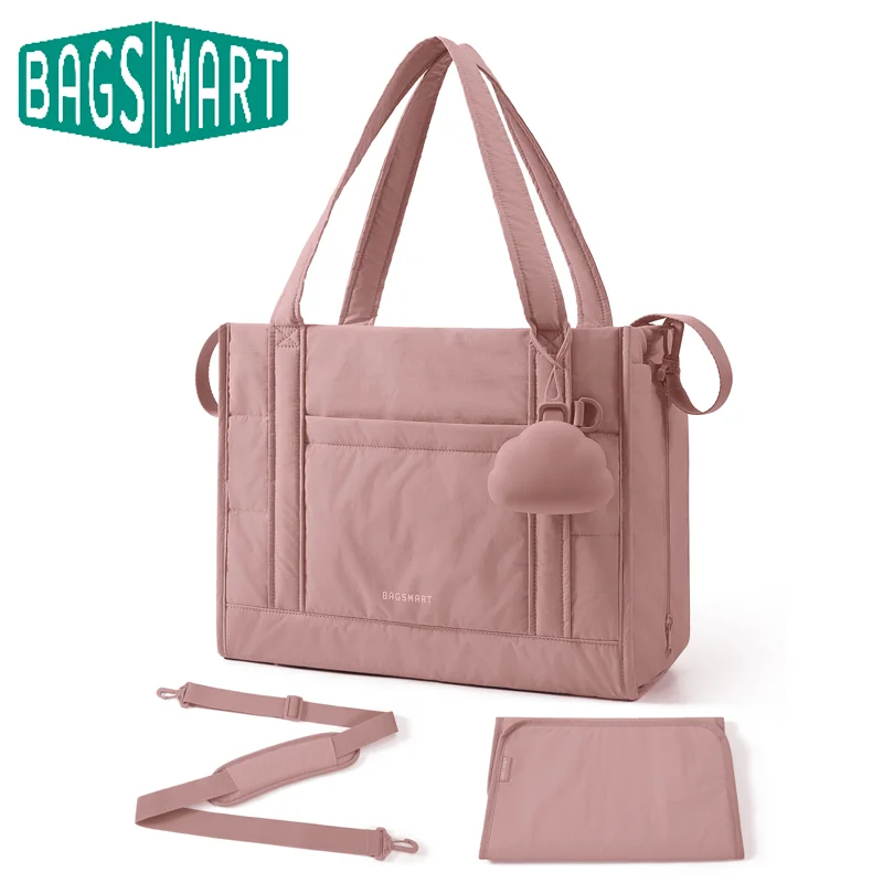 

Сумка-органайзер BAGSMART: легкая, вместительная, универсальная, для роддома, с чехлом для пустышки