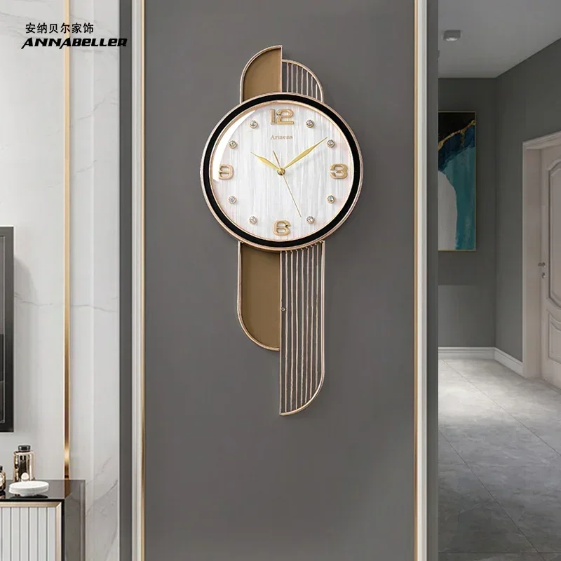 Nordic living room wall clock light luxury modern minimalist creative fashion wall clock home restaurant decoration clock