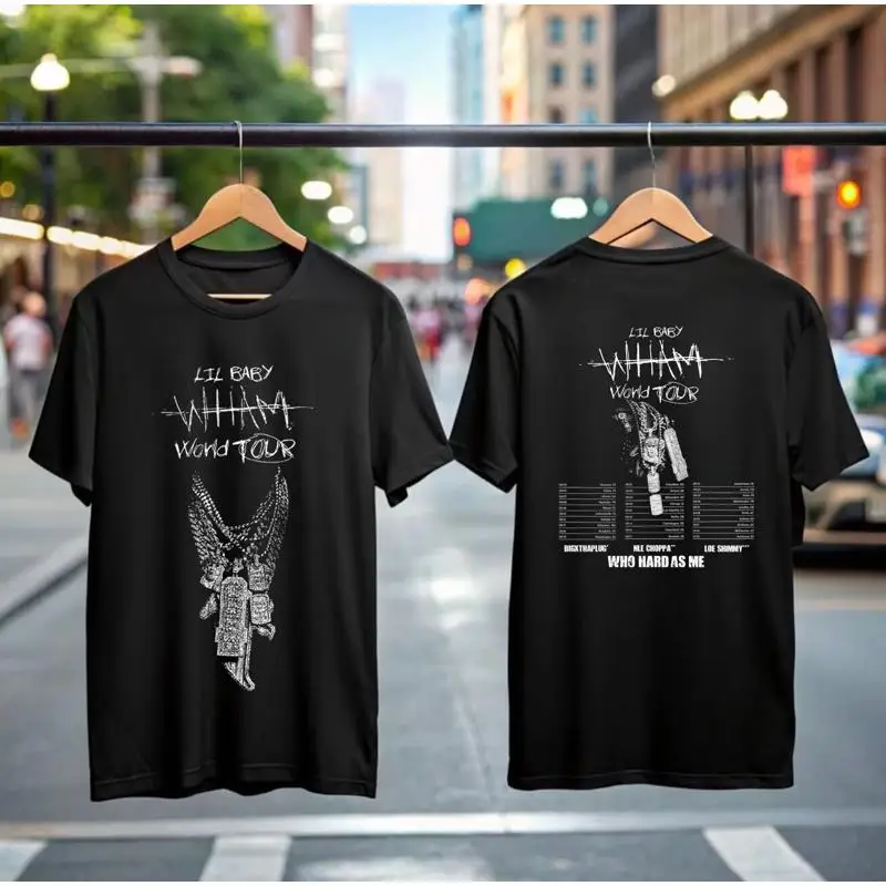 NEW! Lil Baby WHAM World Tour 2025 T-Shirt Official Concert Merch Gift for Fans