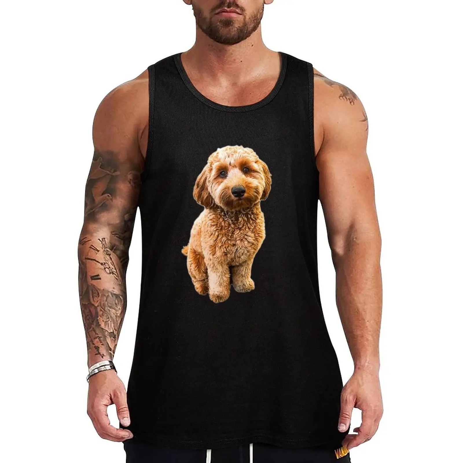Goldendoodle Puppy Dog Labradoodle Poodle mix x Tank Top Camiseta sin mangas de corte regular, camiseta básica sin mangas, camisa informal