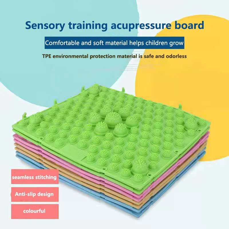 16 PCS/SET Toddler Floor Mat Puzzle Children's Foldable Massage Orthopedic Cushion for Children Prevention Flat Feet Nursery Pad
