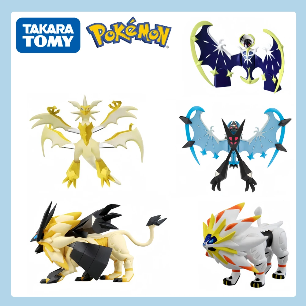 

Necrozma Solgaleo Lunala Pokemon Figure PVC Doll Ultra Necrozma With Dusk And Mane Wings of Dawn Version Statue Model Toy Gifts