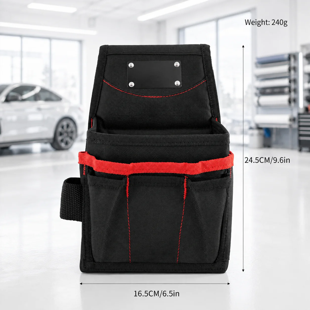 Empty Waterproof Oxford Waist Tool Bag with Belt Car Wrap Tool Storage Vinyl Wrap PPF Window Tint Squeegee Knife Tool Holder
