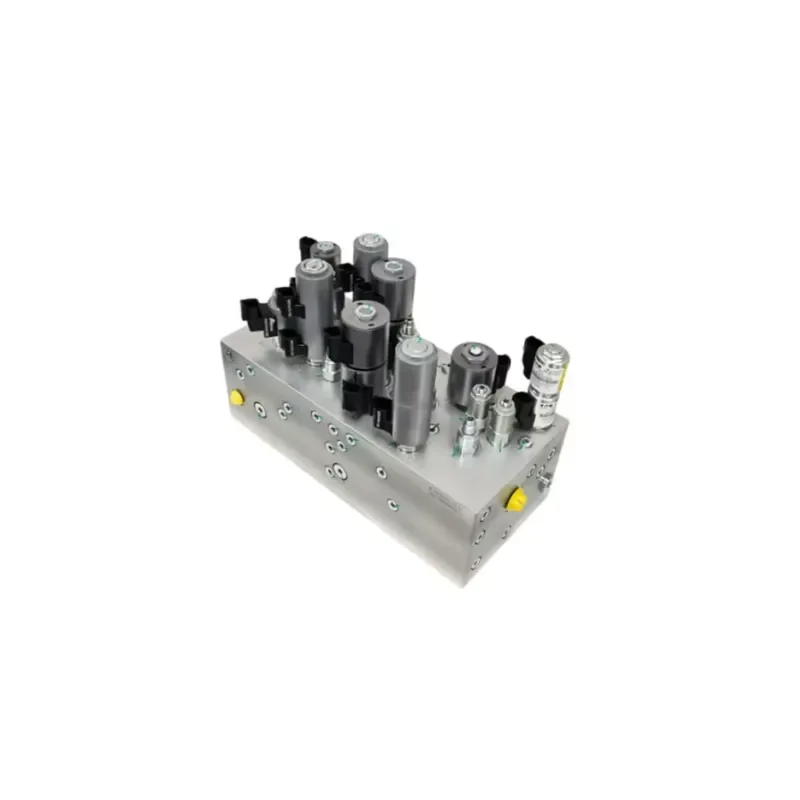 Custom Aluminum 6061 Hydraulic Manifolds with Valves for Mobile Machinery Hydraulic Control System Solutions