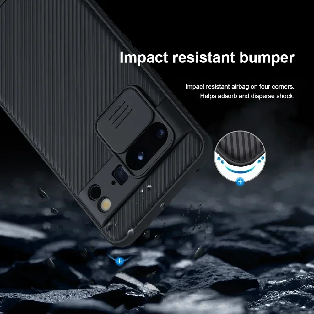 Nillkin CamShield Pro Case for Google Pixel 8 Pro Pixel 7 Pro with Slide Camera Cover Protector Hard for Google Pixel 8 Pixel 7