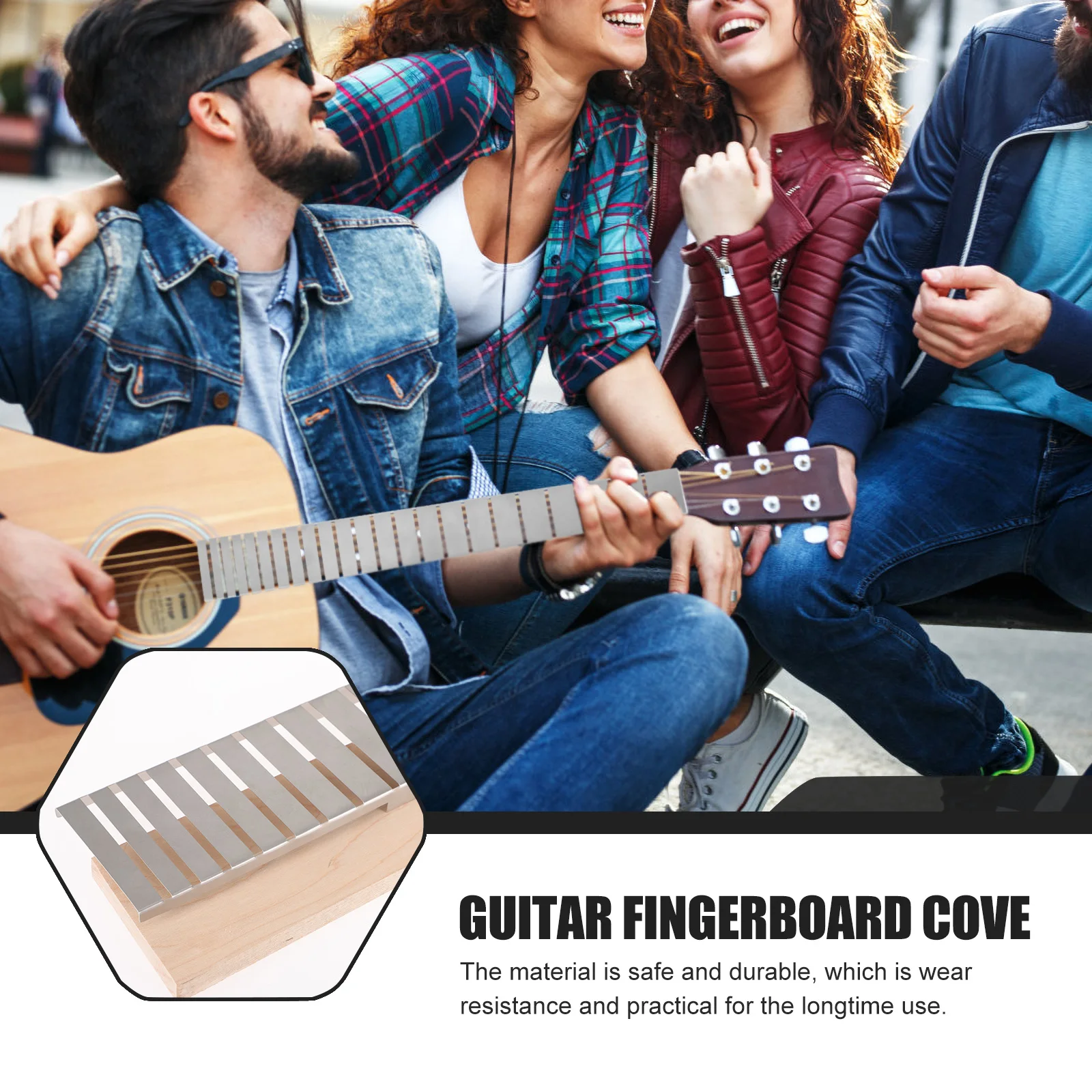 

Guitar Fretboard Cover Replacement Durable Finger Plate Lid for Ukulele Accessories Longtime Use Storage Beginner Friendly Clear