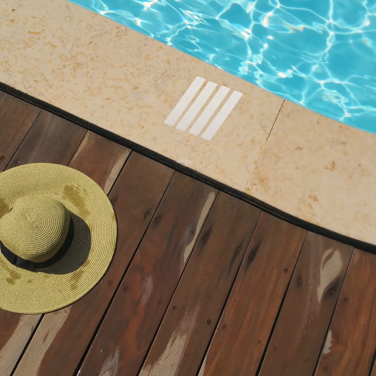 

5 шт. противоскользящие наклейки для ванной, самоклеящиеся полоски для душа, предотвращающие скольжение, безопасные стикеры для ванны