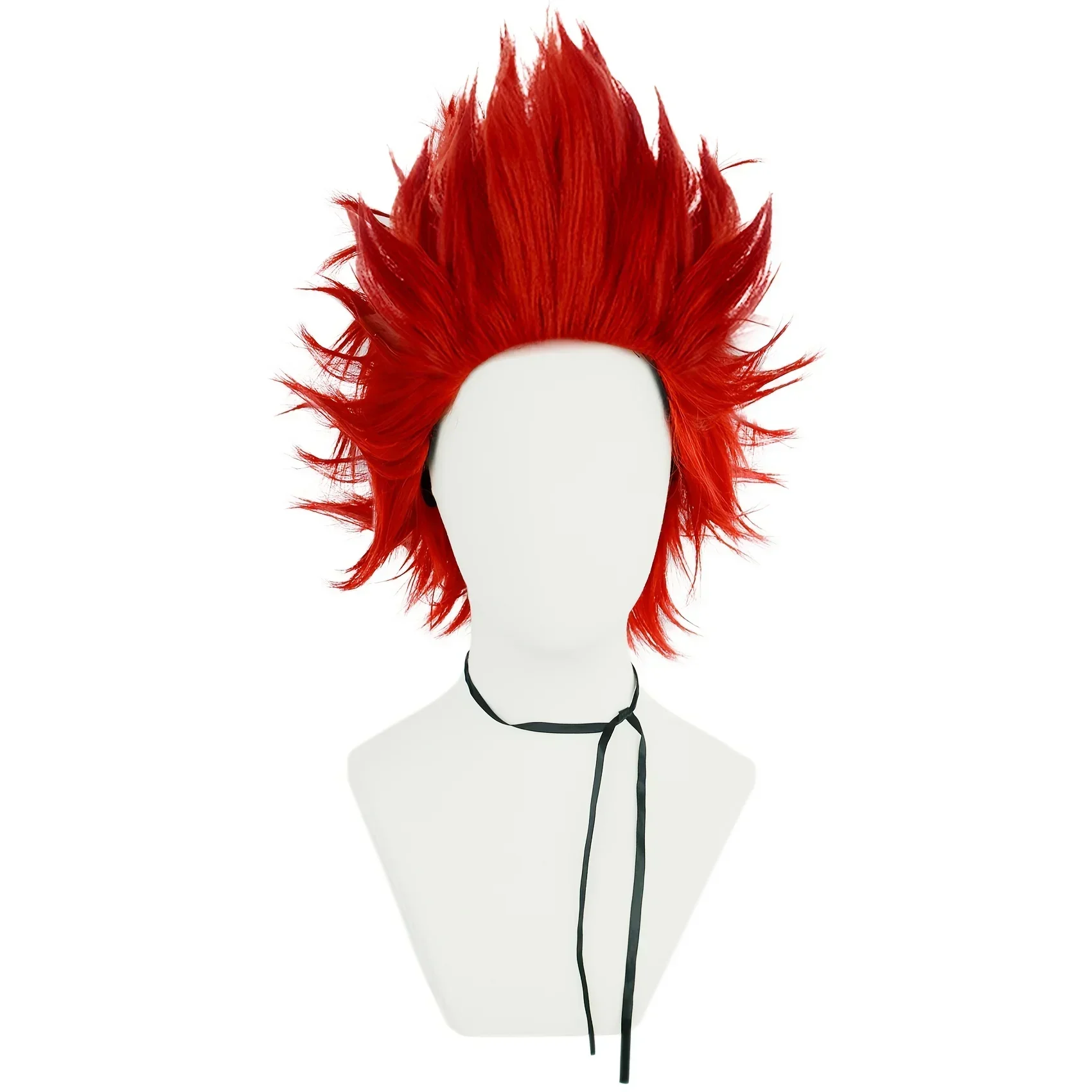 

CosplayPerruque synthétique courte rouge Kirishima Eijiro Sanji, perruque de Costume de Cosplay pour Halloween, noël, Thanksgivi