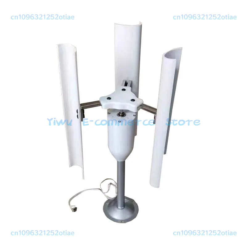 Useful Vertical Five-blade Wind Generator Three-phase Permanent Magnet Brushless Generator Low-speed Windmill Portable tools BB