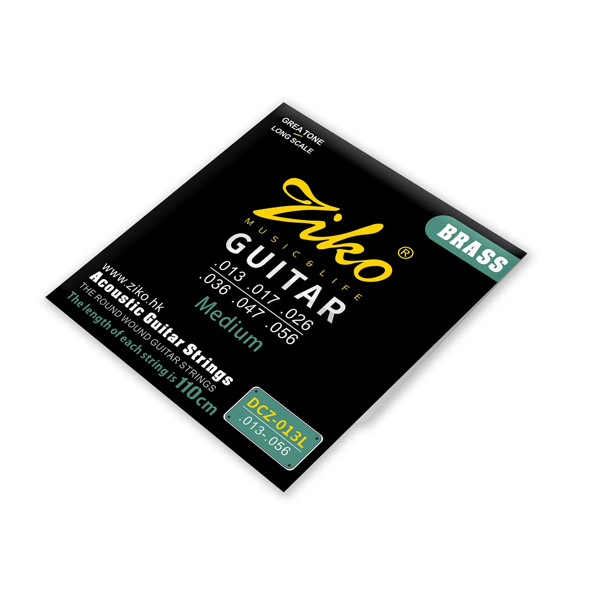 ZIKO سلاسل الغيتار الصوتية الجرح المستديرة سلاسل الغيتار الصوتية عالية الجودة سلك نحاسي سلاسل الغيتار الملحقات وقطع الغيار #5