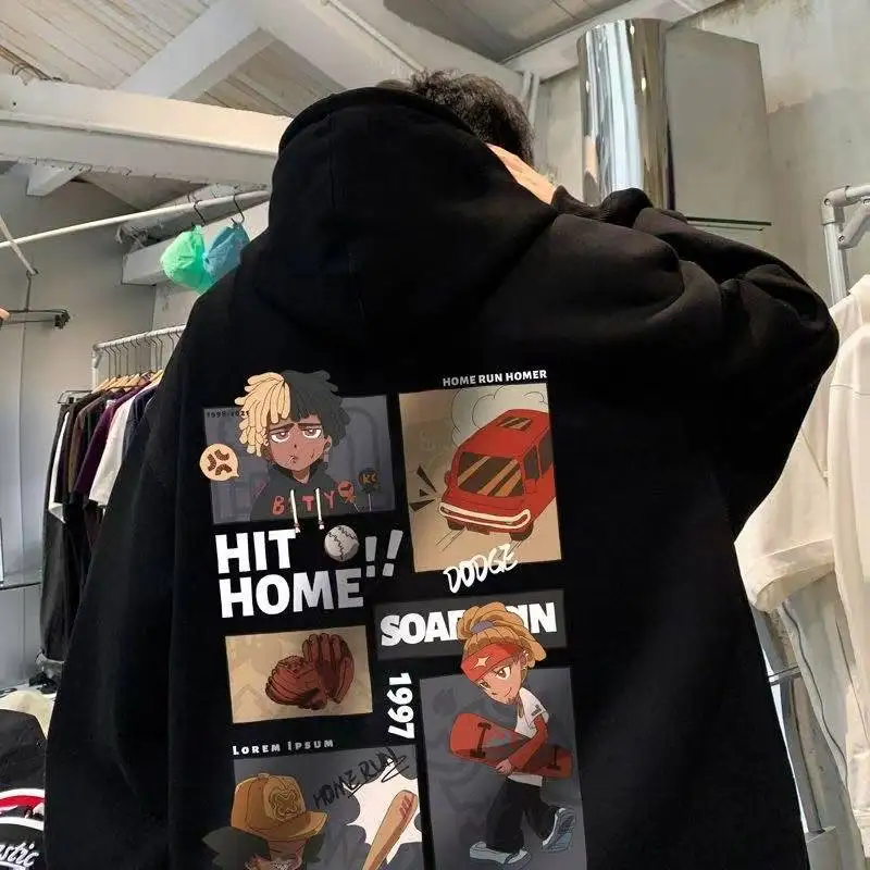 2026 New Fashionable Casual Hooded Pullover 3D Printed Shirt for Both Men and Women, Korean Style Warm Top