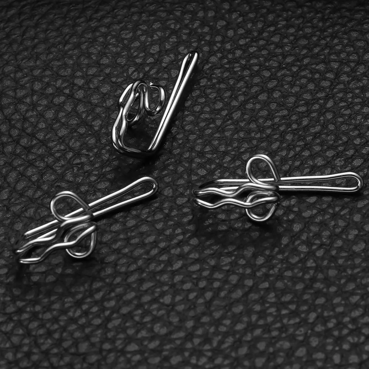 100Pcs Butterfly Shaped Iron Wire Curtain Hooks Decorative for Bedroom Bathroom Living Room Curtains Accessories