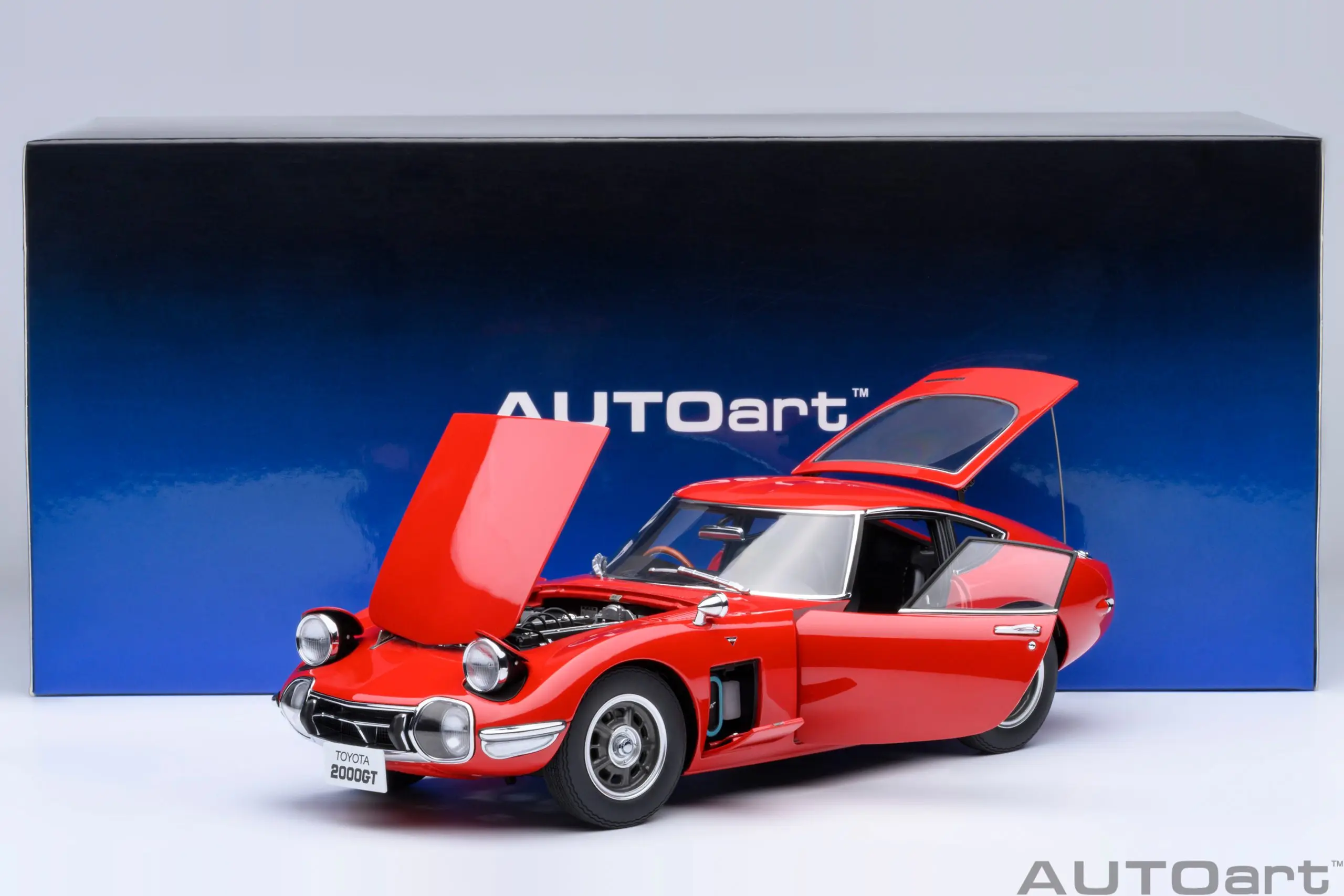 その他 TOYOTA 2000GT Autoart AUTOart modelo 1/18 escala nuevo Toyota 2000GT 1967 modelo de