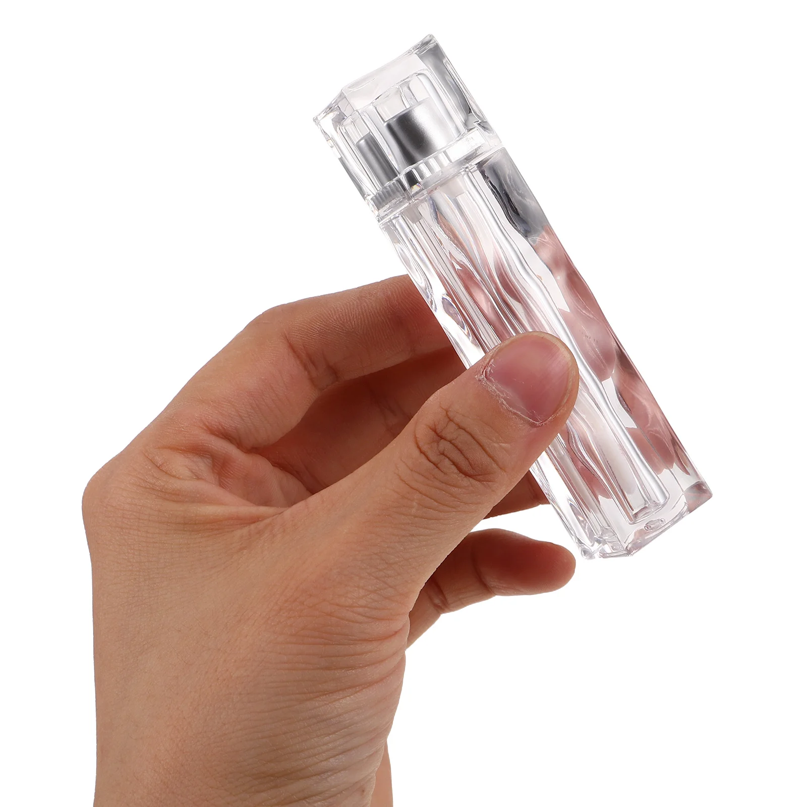 

10 Pcs Crystal Lip Gloss Tube Packaging Empty Transparent Pencil Tubes Wave As Containers