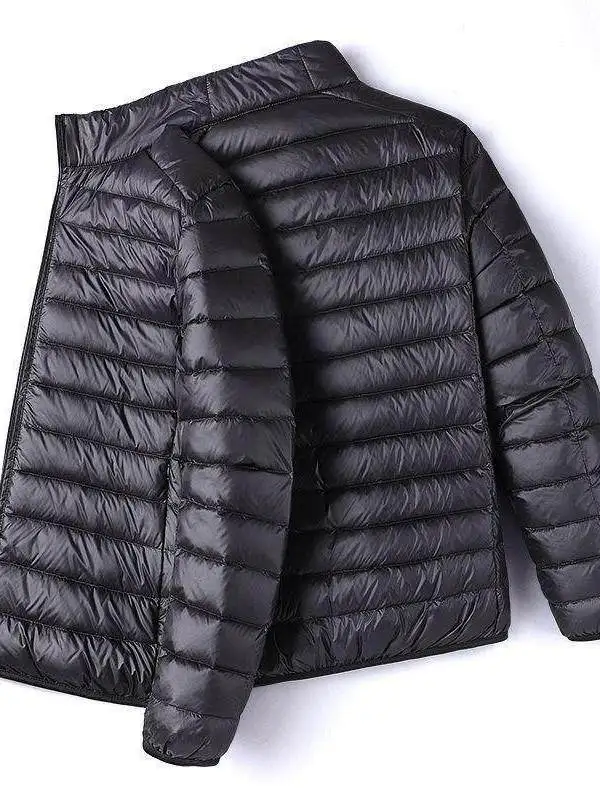 

Мужское легкое ртающее пуховое пальто Jaet 2023, облегающее хлопковое стеганое пальто с воротником-стойкой, молодежная трендовая весенняя коллекция