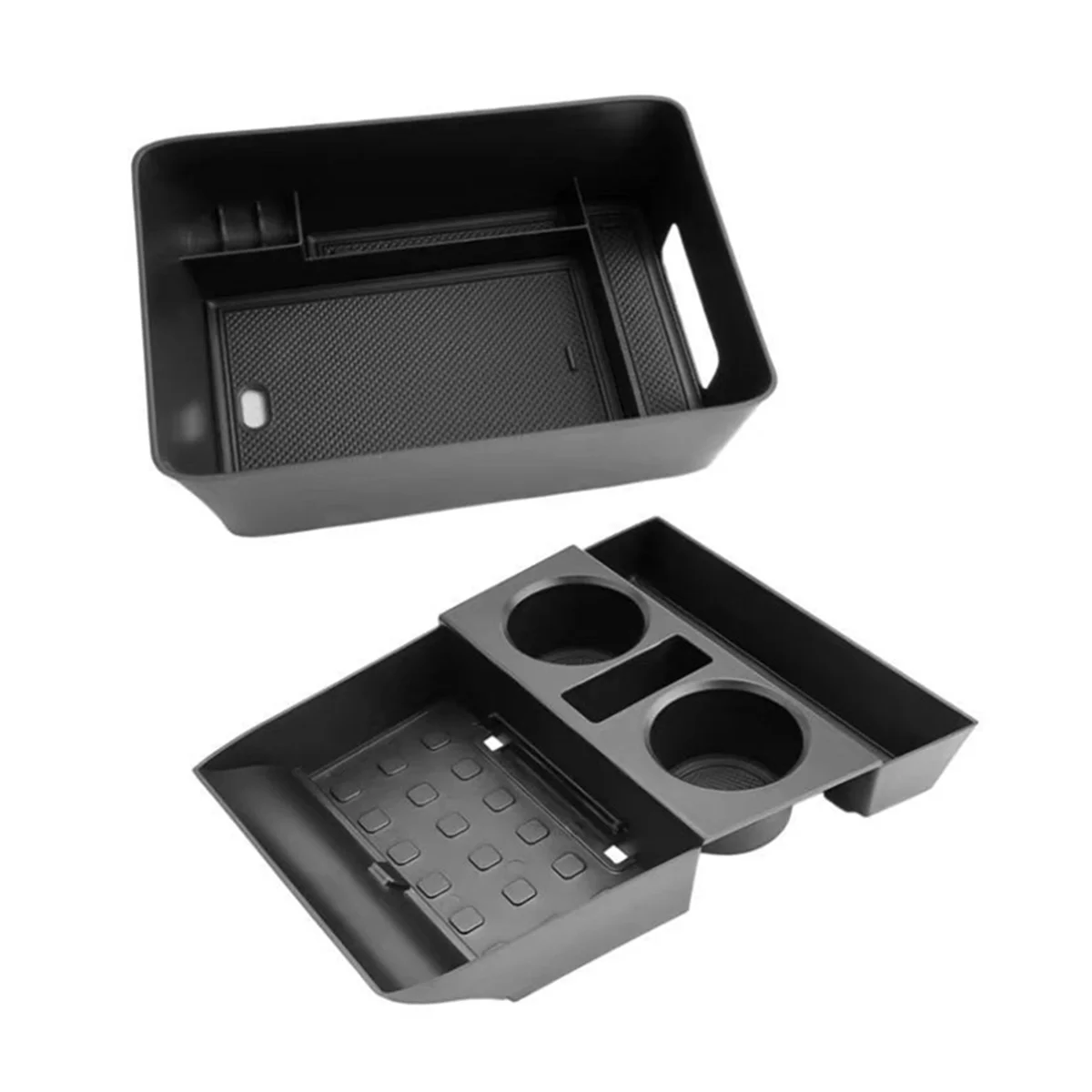 Lower Center Console Organizer Armrest Storage Box Tray Kit for Hyundai Santa Fe 2024 Insert Glove Pallet Accessories