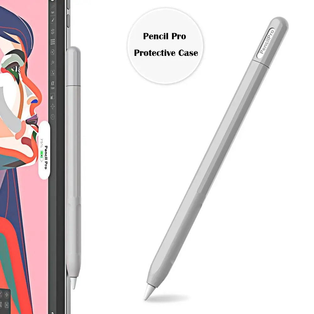 Silicone Tablet Pencil Case Anti Slip Waterproof Stylus Sleeve Shockproof Colorful Pencil Protective Shell for Apple Pencil Pro