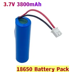 3.7 V Lithium Ion Battery 3800 MAH 18650 With Replacement Socket Emergency Lighting Xh 2.54 Line