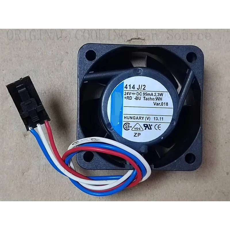 H 1pc TYP 414J/2 4025 24V 2.3W cooling fan, 1 piece.