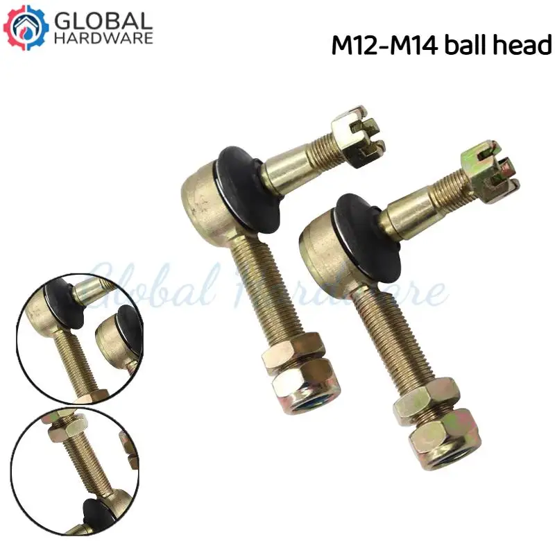 Kit de rotule réglable M12-M14 pour quad, kart, UTV, buggy et autres véhicules tout-terrain électriques chinois de 49cc, 70cc, 90cc et 110cc.