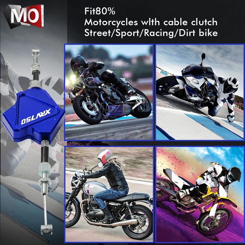 Motorcycle CNC Stunt Clutch Lever Easy Pull Cable System For Honda XRV750 XRV 750 L-Y AFRICA TWIN 1990-2003 1991 1992 1993 1994