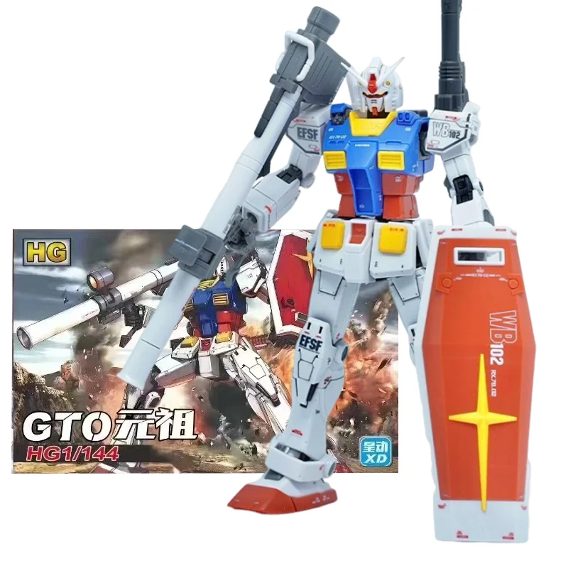 

Модель Xingdong Hg, модель 1/144 Gto Rx-78 в сборе, подвижные соединения, высококачественные коллекционные наборы роботов, модели, подарок для детей