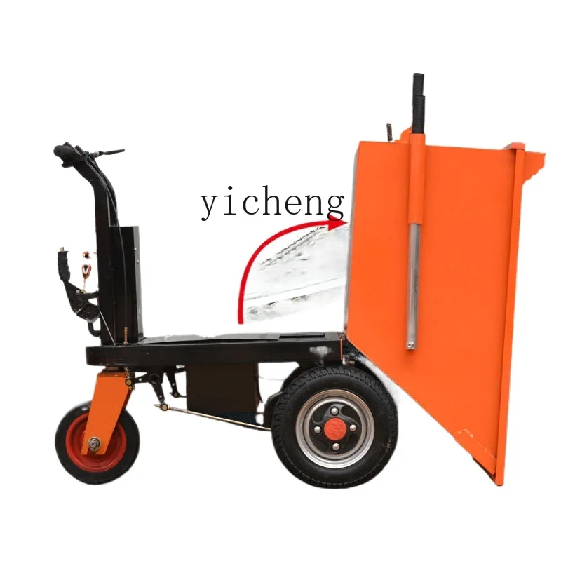 HSN construction site to pull mortar ash bucket Agricultural three-wheeled electric dump truck Breeding truck