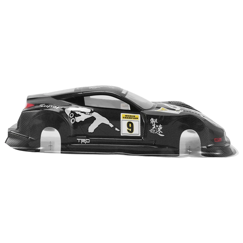 ABWE-RC 1:10 coche de conducción plana en carretera coche de deriva PVC 190MM GT carcasa de carrocería para HSP/HPI/Tamiya/ Kyosho/Sakura 94122 94123 D3 D4 CS R
