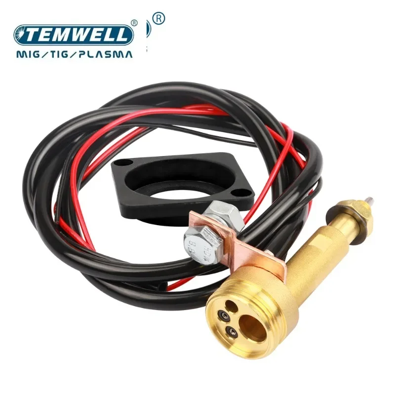 European Central Connector Sleeve 115# MIG MAG Welding Panel Socket Euro Central Connector Power Tools Replacement Accessories