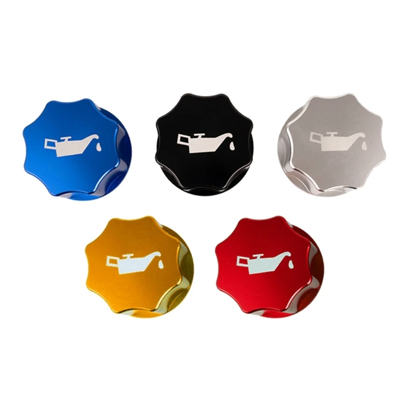 

Stylish Auto Oil Caps Universal Aluminum Oil Caps Elegant Fules Plugs for Vehicle