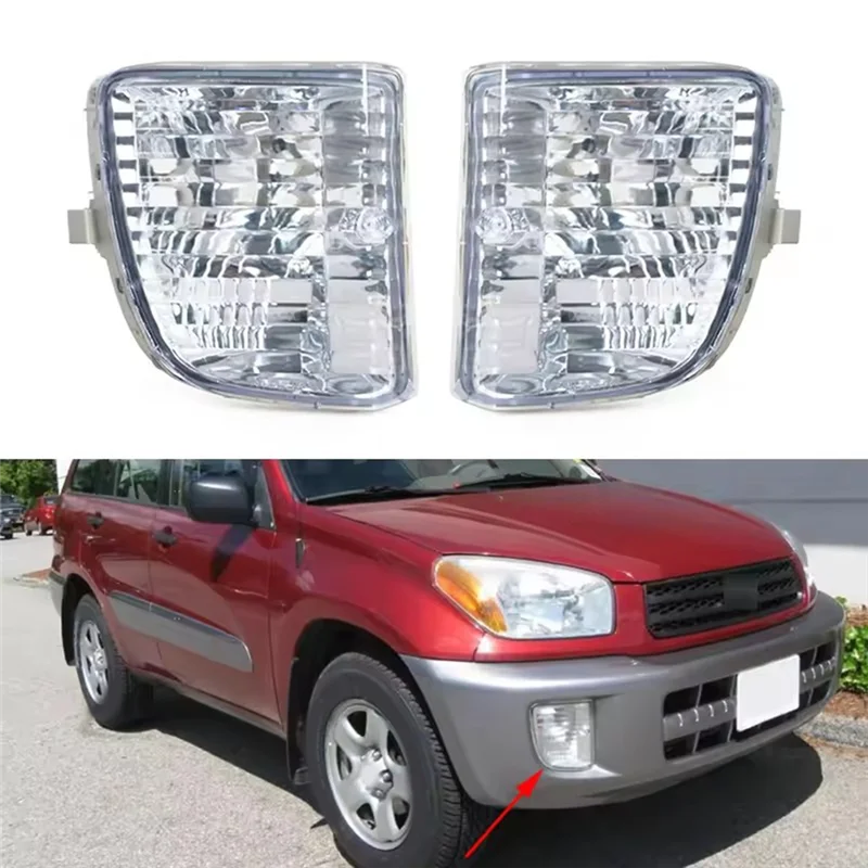 

A20K-Противотуманная фара для Toyota RAV4 RAV 4 2001-2003, передний бампер автомобиля, противотуманная фара, дневная ходовая фара без лампы