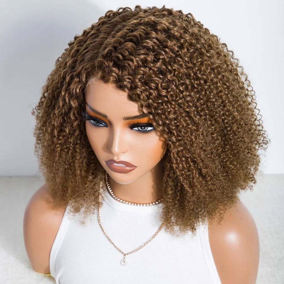 

Peruvian Jerry Curly Bob Wig Pre Cut Pre Bleached 6x6x1 Kinky Curly Lace Wig Pixie Cut Short Dull Cyan Human Hair Wigs