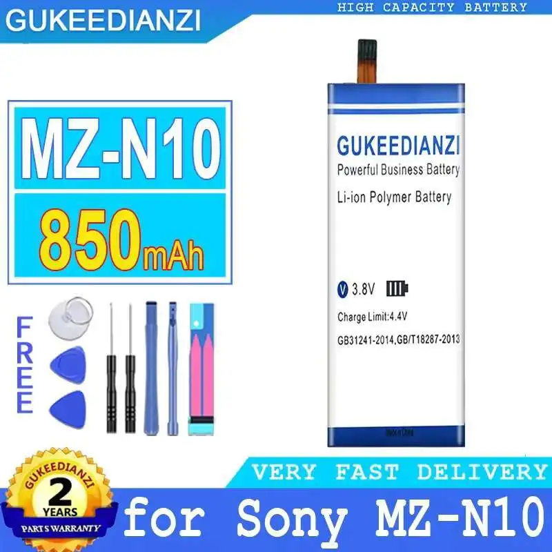 

Reliable Replacement Portable Music Player Battery MZ-N10 Lip-3WMB 850mAh For Sony MZ-N10 MD N10 Lip-3WMB