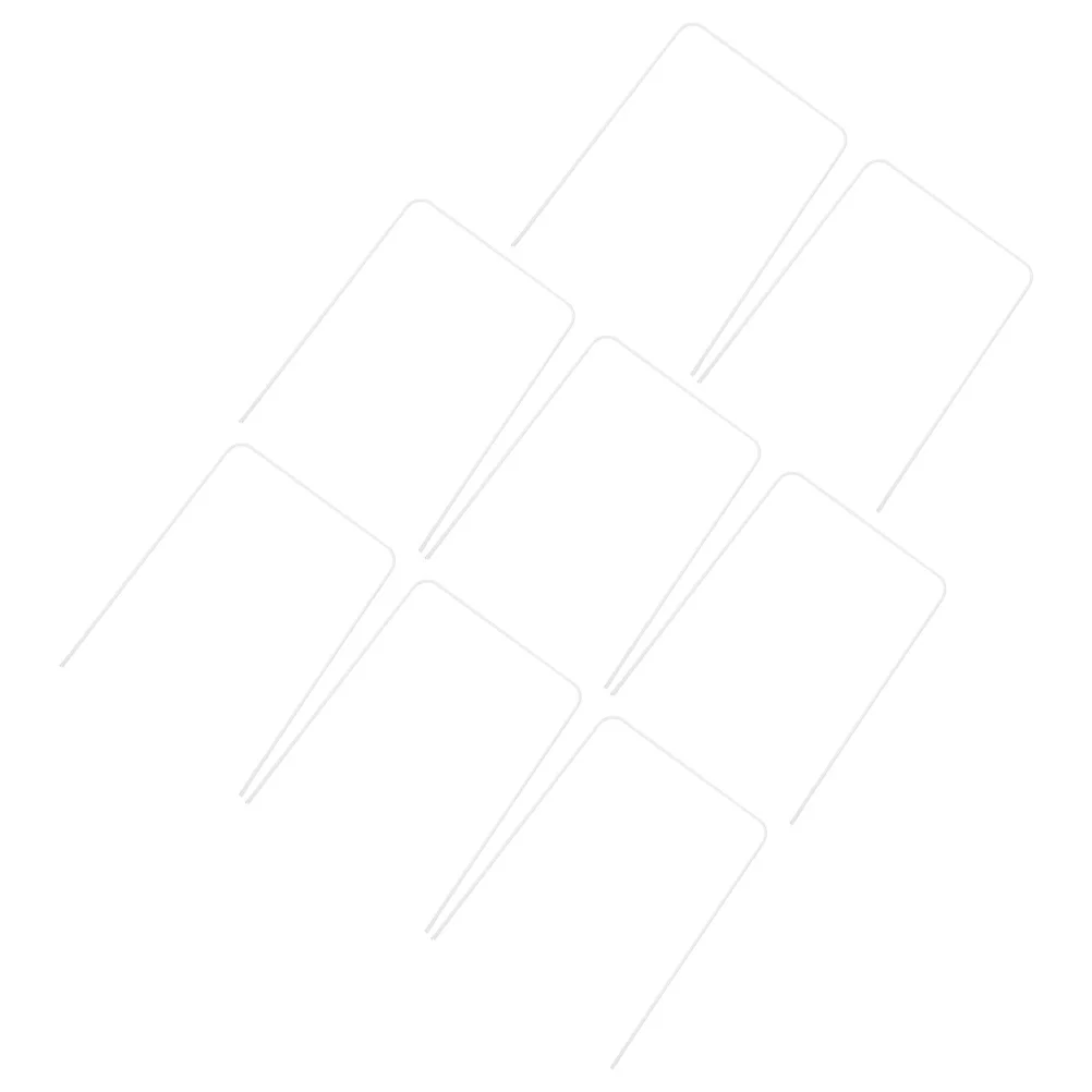 Juego de velos de croquet de hierro, aros de Metal duraderos para césped, patio trasero, picos de suelo familiares al aire libre, estacas de repuesto de croquet, 8 Uds.