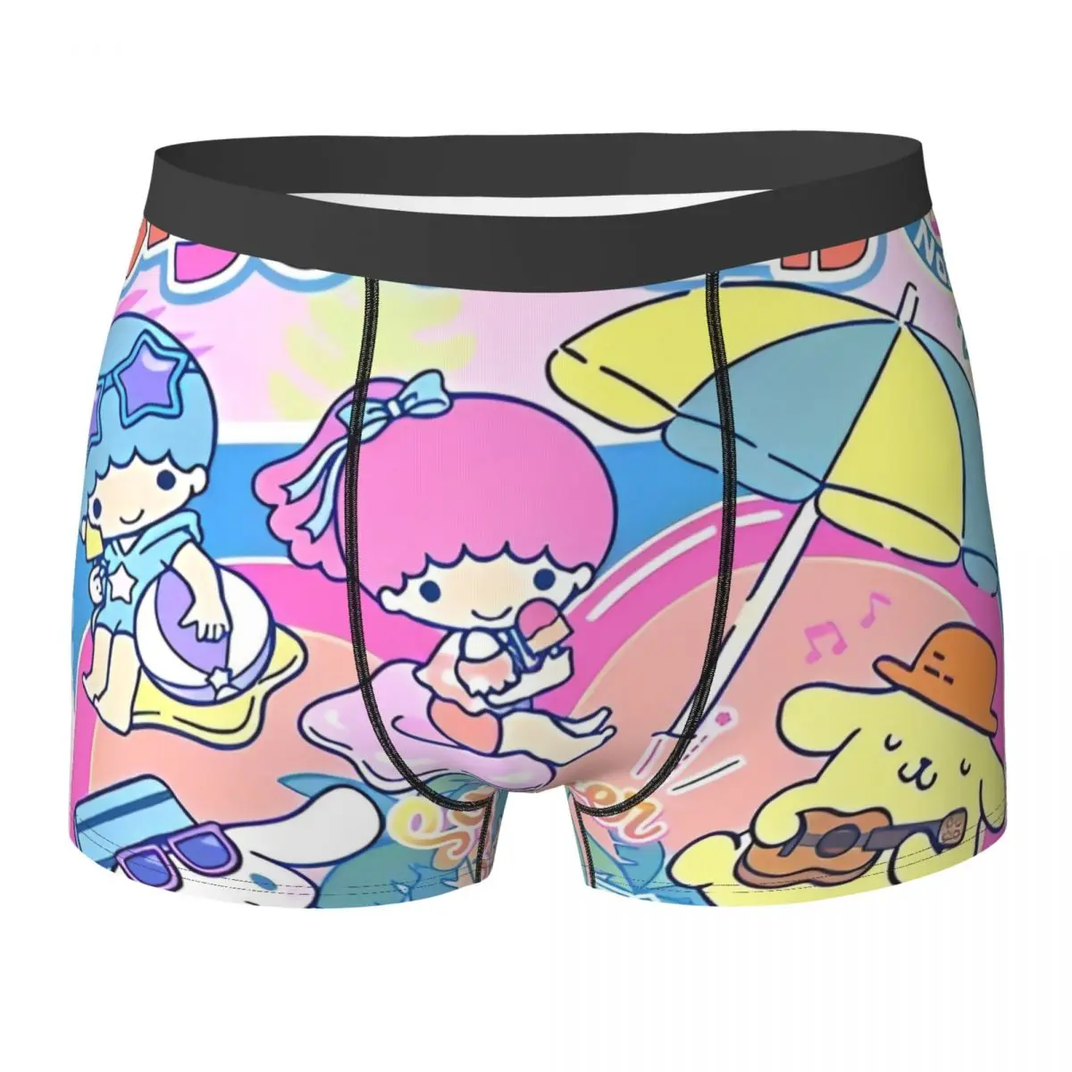 

Клубничные новости Hellokitty Cinnamoroll нижнее белье мужские трусы-боксеры дышащие боксеры Лидер продаж трусики с принтом больших размеров