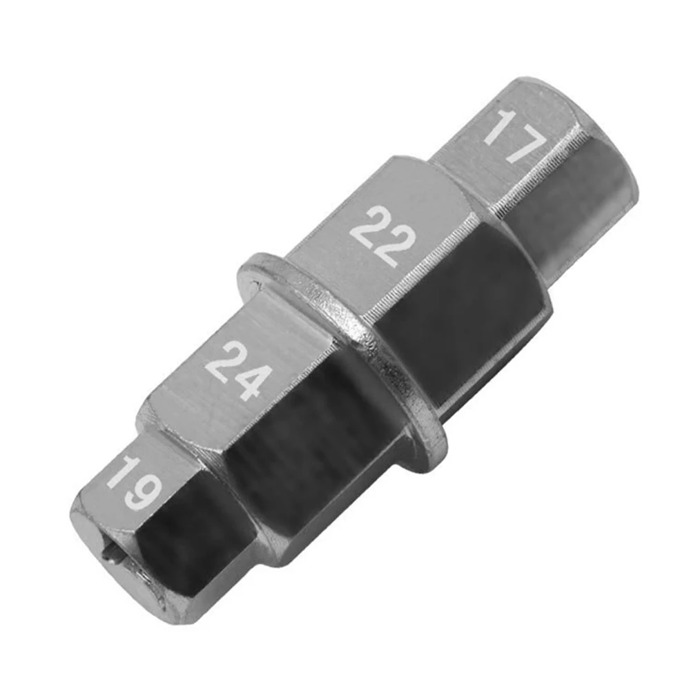 Hex Axle Spindle Socket Adapter Tool Professional Disassembly Wrenches Hand Tools Socket for Motorcycle Front Wheel