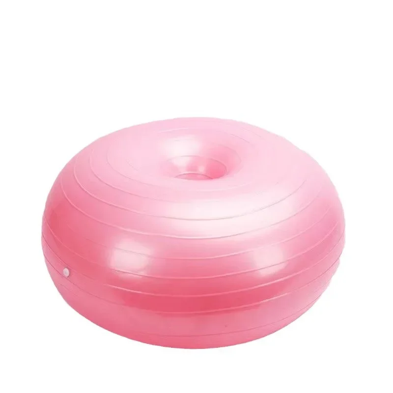 Donut Yoga Ball Explosion Proof Fitness Ball Pregnant Women Postpartum Pilates Core Training Balance Ball