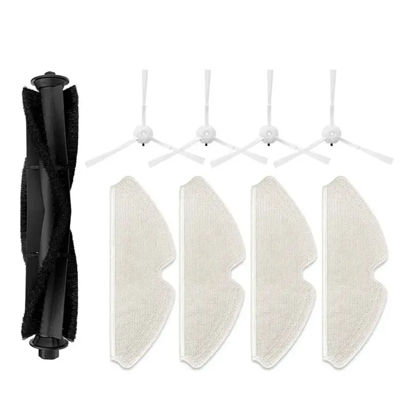 

A24F-для Inic I9 роликовая основная боковая щетка тряпка для швабры запасные части для робота-пылесоса 9 шт.