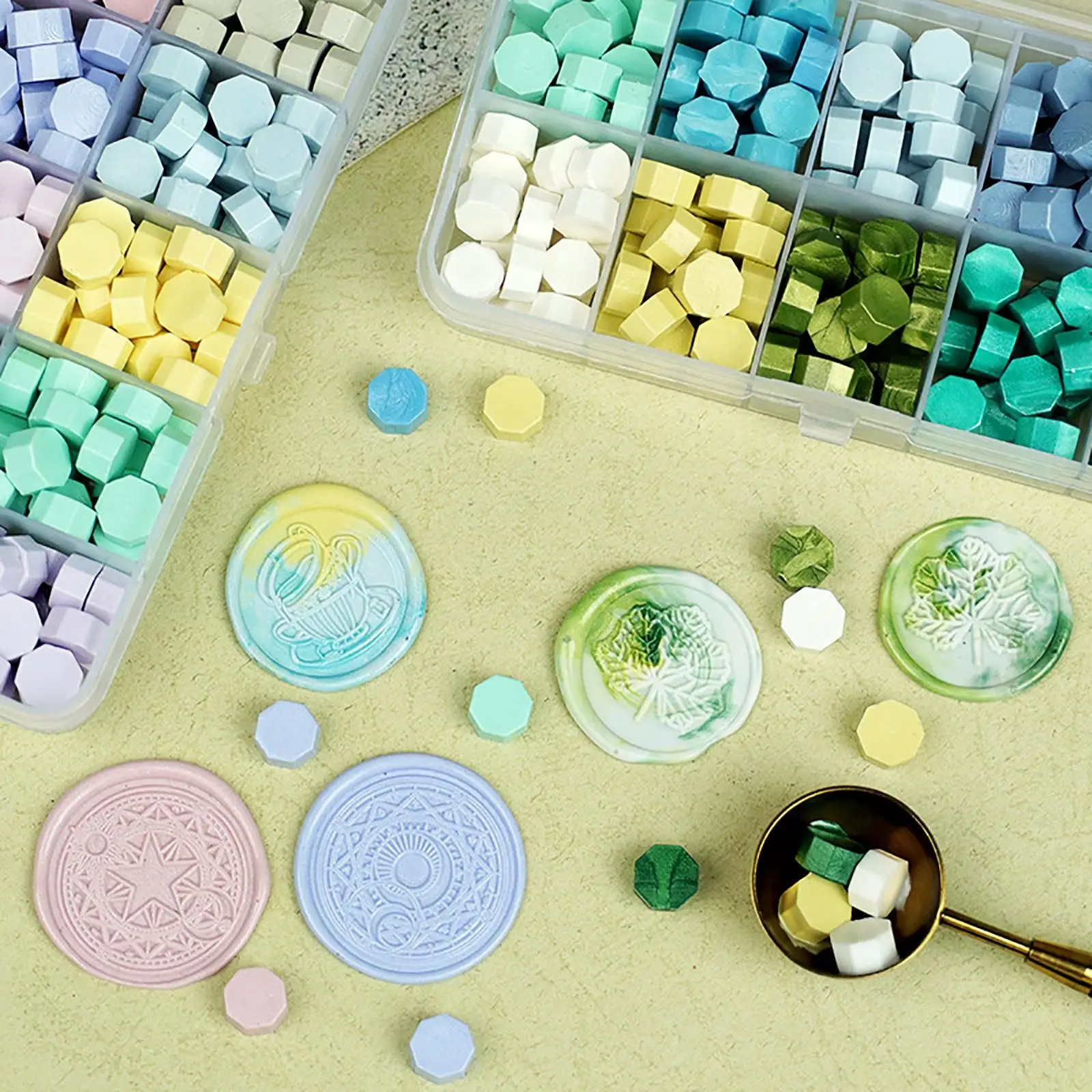 Letter Sealing Beads Macaron M - Wax Seal Letter Kit ulasan dan harga