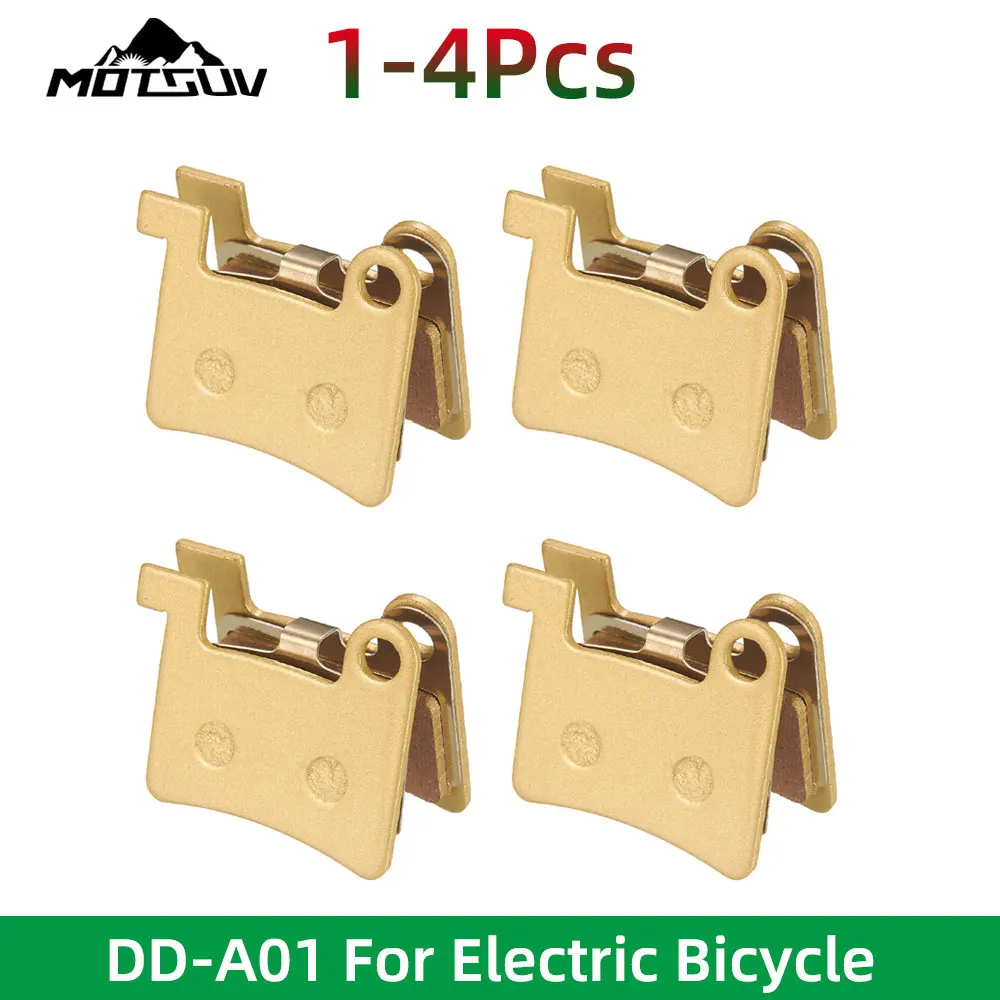 1-4 pares de pastilhas de freio a disco de bicicleta elétrica à base de cobre pastilhas de freio totalmente metálicas para elida suzuki bateria de