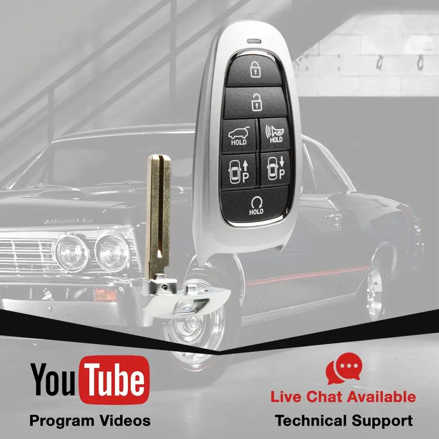 Portachiavi sostitutivo con telecomando senza chiave per Hyundai Palisade 2023 2024 Smart Key a 7 pulsanti TQ8FOB4F28, 95440S8600