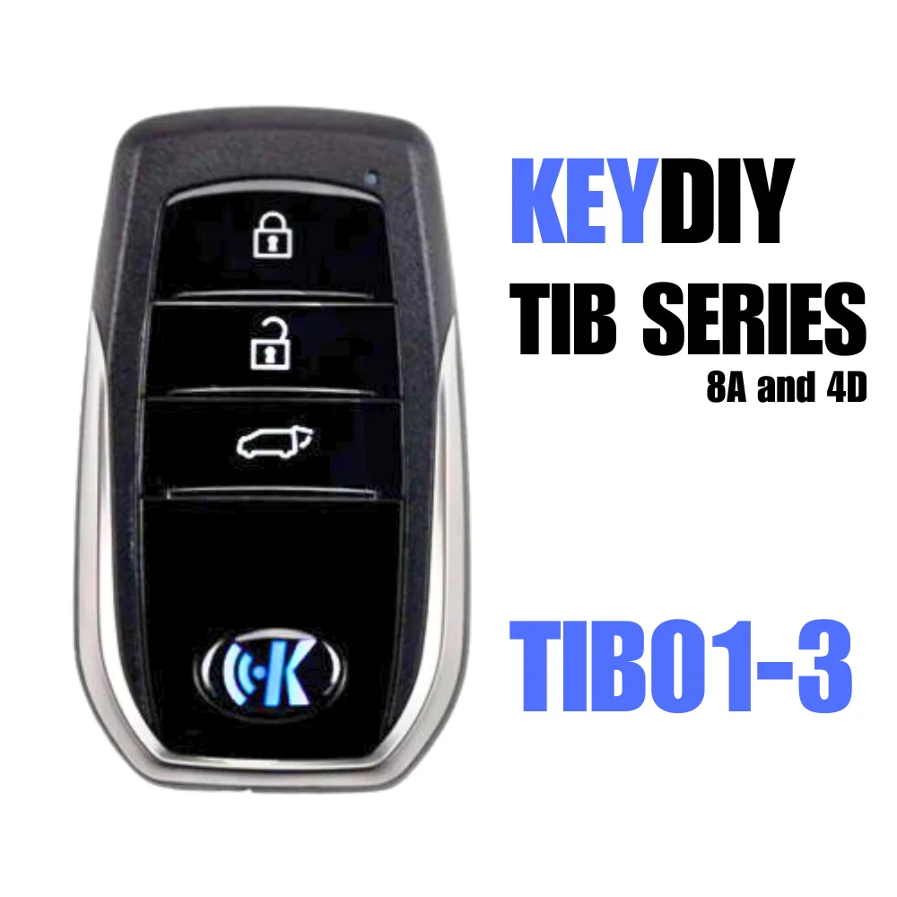 Keydiy TIB01-3 TIB01-4 TIB01-5 Smart Remote Key KD 3 4 5 Buttons Series for Toyota Available to KD X4