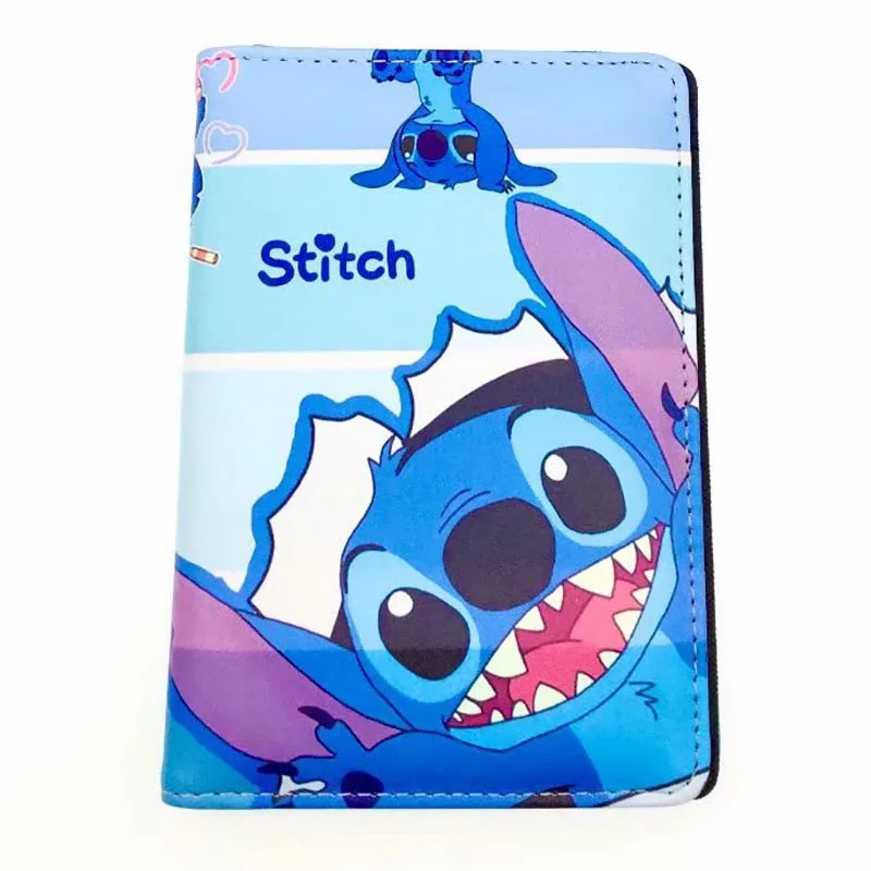 Travel Accessories Lilo Stitch 80G Thicker Passport Holder PU Leather Women Men Passport Cover Case Card ID Holders